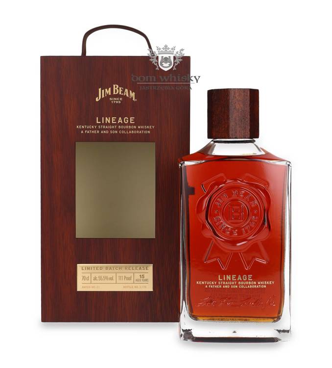 Jim Beam Lineage 15 Letni Limited Release 55 5 0 7l Dom Whisky