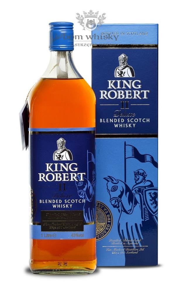 King Robert II Deluxe Blended Whisky / 43% / 1,0l | Scotch