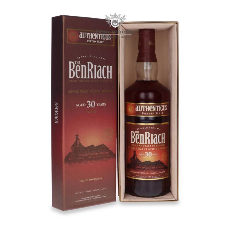 BenRiach Authenticus 30-letni Peated Malt / 46% / 0,7l