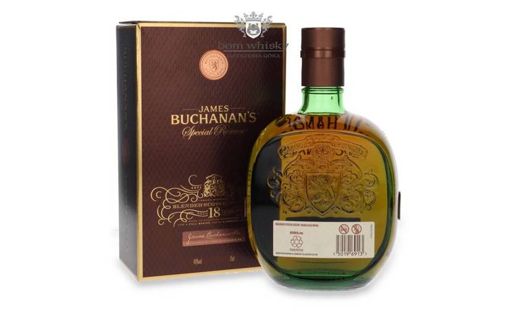 Buchanan’s Special Reserve 18-letnia Blended Scotch Whisky / 40%/ 0,75l  			