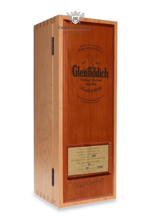 Glenfiddich 1968 Vintage Reserve, 30-letni (Cask13142)/49,2%/0,7