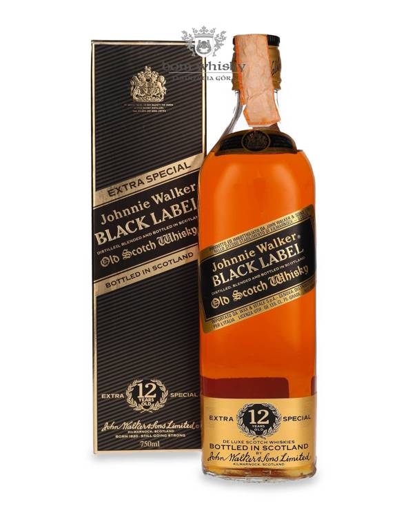 Johnnie Walker Black Label Extra Special 12 Letni Bottled 1980s 43