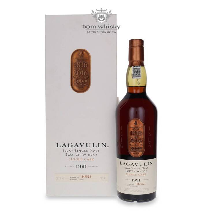 Lagavulin 1991 Single Cask (Bottled 2016) 200th Anniversary / 52,7%/ 0,7l    