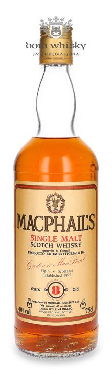 MacPhail’s 8-letnia Single Malt Whisky / 40% / 0,75l	