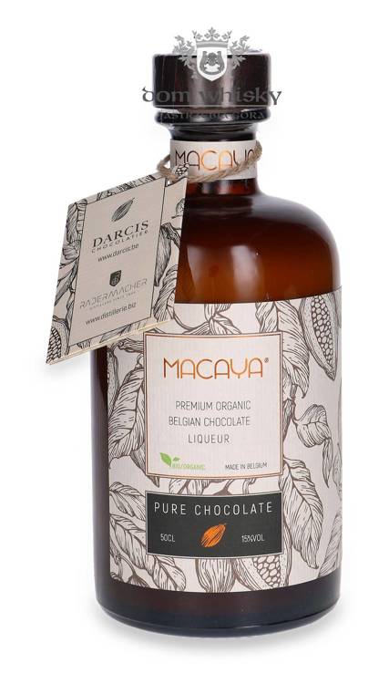 Macaya Premium Organic Belgian Chocolate Liqueur / 15% / 0,5l