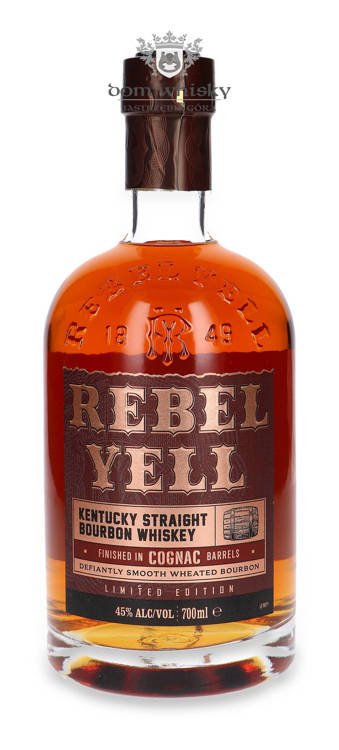 Rebel Yell Kentucky Straight Bourbon Finished in Cognac Barrels /45%/ 0,7l