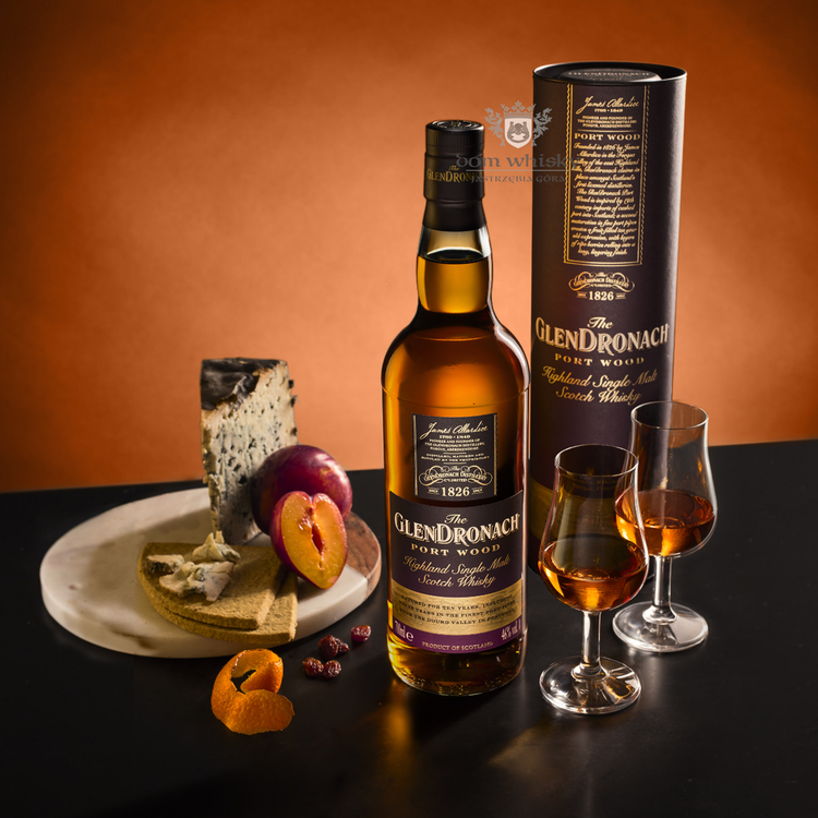 The GlenDronach Port Wood Single Malt Scotch Whisky  / 46%/ 0,7l    	