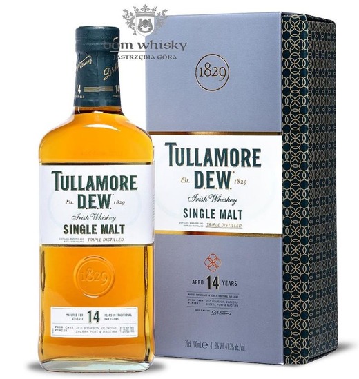 Tullamore DEW 14-letni Single Malt Four Cask Finish / 41,3%/ 0,7l		