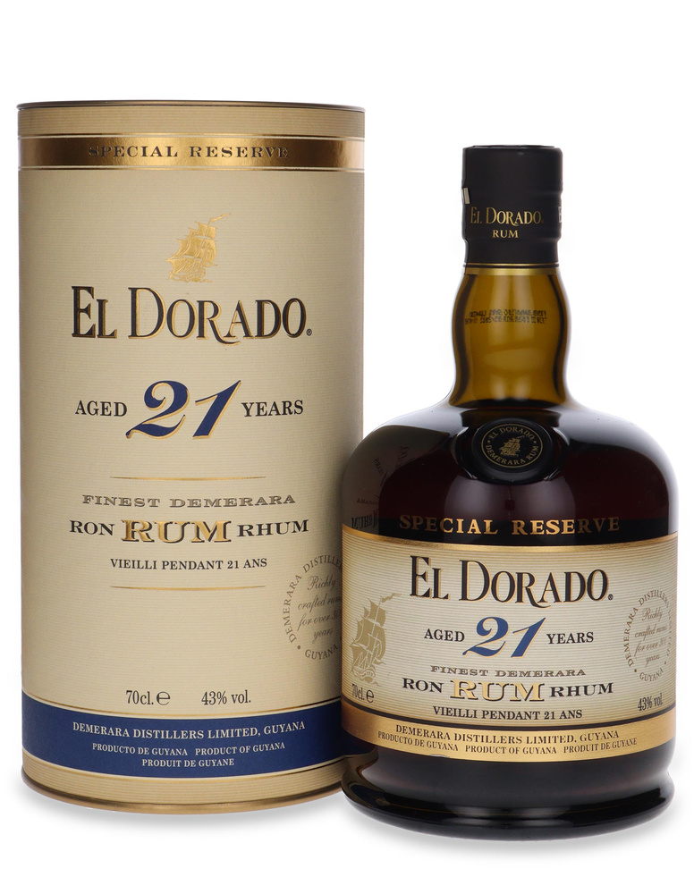 El Dorado Rum 21 letni Special Reserve (Guyana) / 43 / 0,7l Dom Whisky