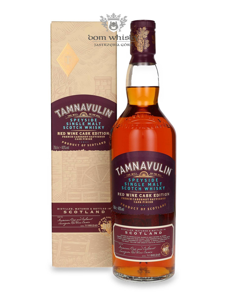 Tamnavulin Red Wine Cask Edition Sauvignon Finish / 40 / 0,7l