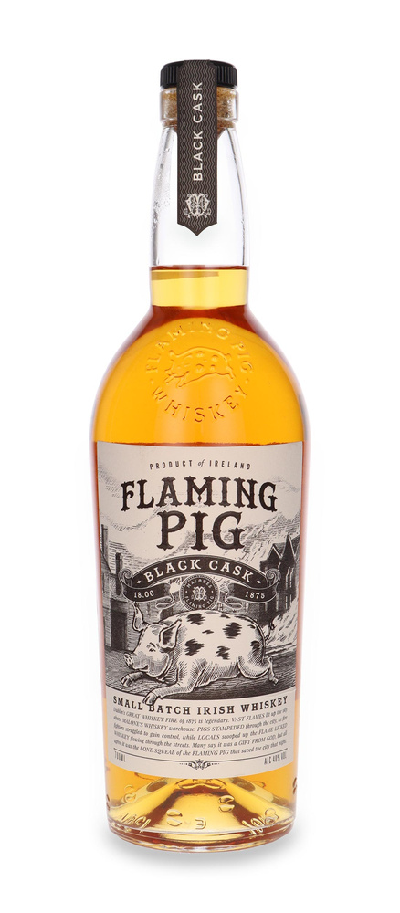 Flaming Pig Black Cask Small Batch Irish Whiskey / 40 / 0,7l Dom Whisky