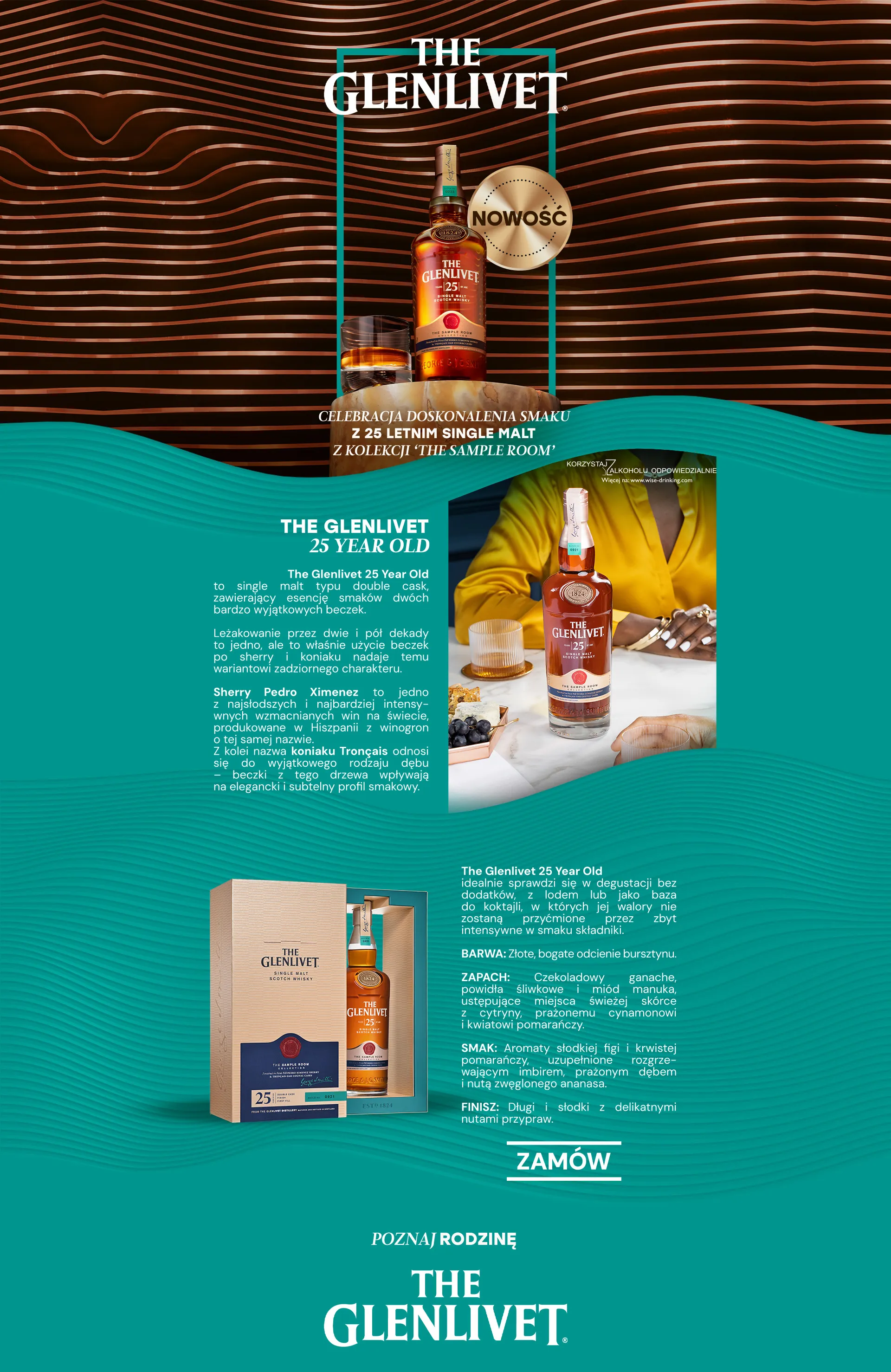 Baner główny - kolekcja whisky The Glenlivet