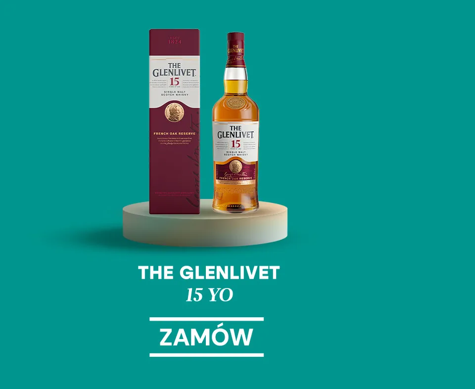 The Glenlivet 15 YO French Oak Reserve - butelka i opakowanie