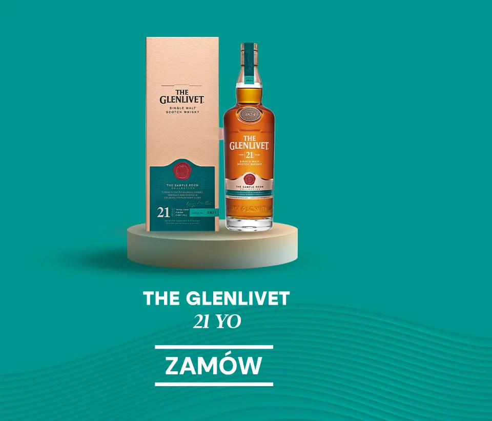 The Glenlivet 21 YO Triple Cask Finish - butelka i opakowanie
