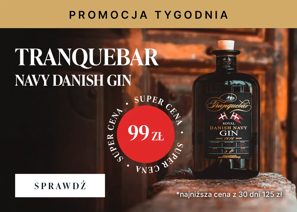 Promocja tygodnia Tranquebar Navy Danish Gin