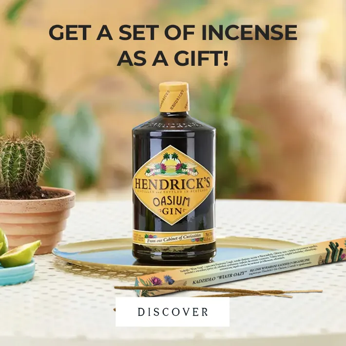 Hendrick&#039;s Oasium + incense as a gift