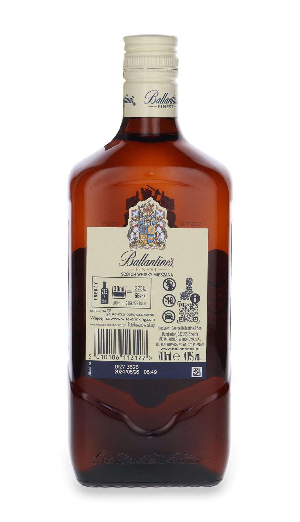 Ballantine's Finest / 40 / 0,7l Scotch Whisky \ Blended whisky