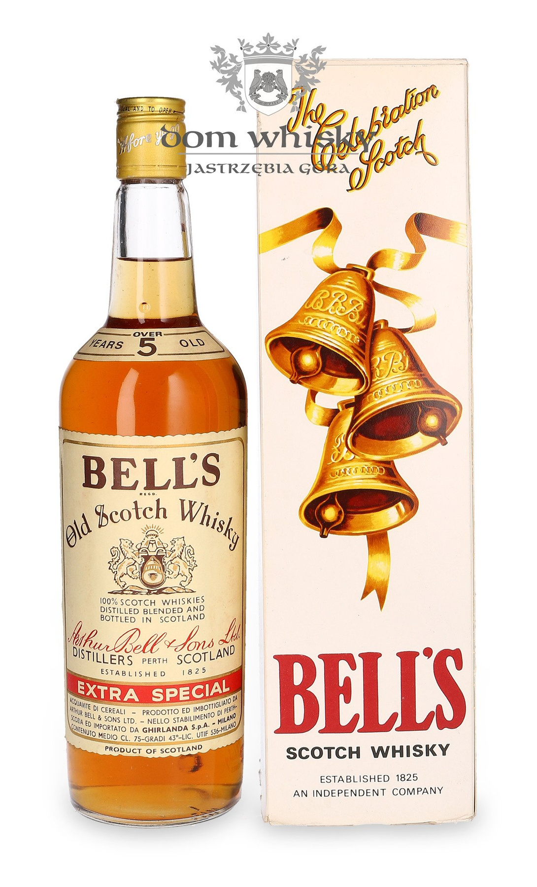 Bell’s Extra Special 5letni (Bottled 1970s)/ 43/ 0,75l Scotch Whisky \ Blended whisky Old Bell’s Extra Special 5letni (Bottled 1970s)/ 43/ 0,75l Scotch Whisky \ Blended whisky Old