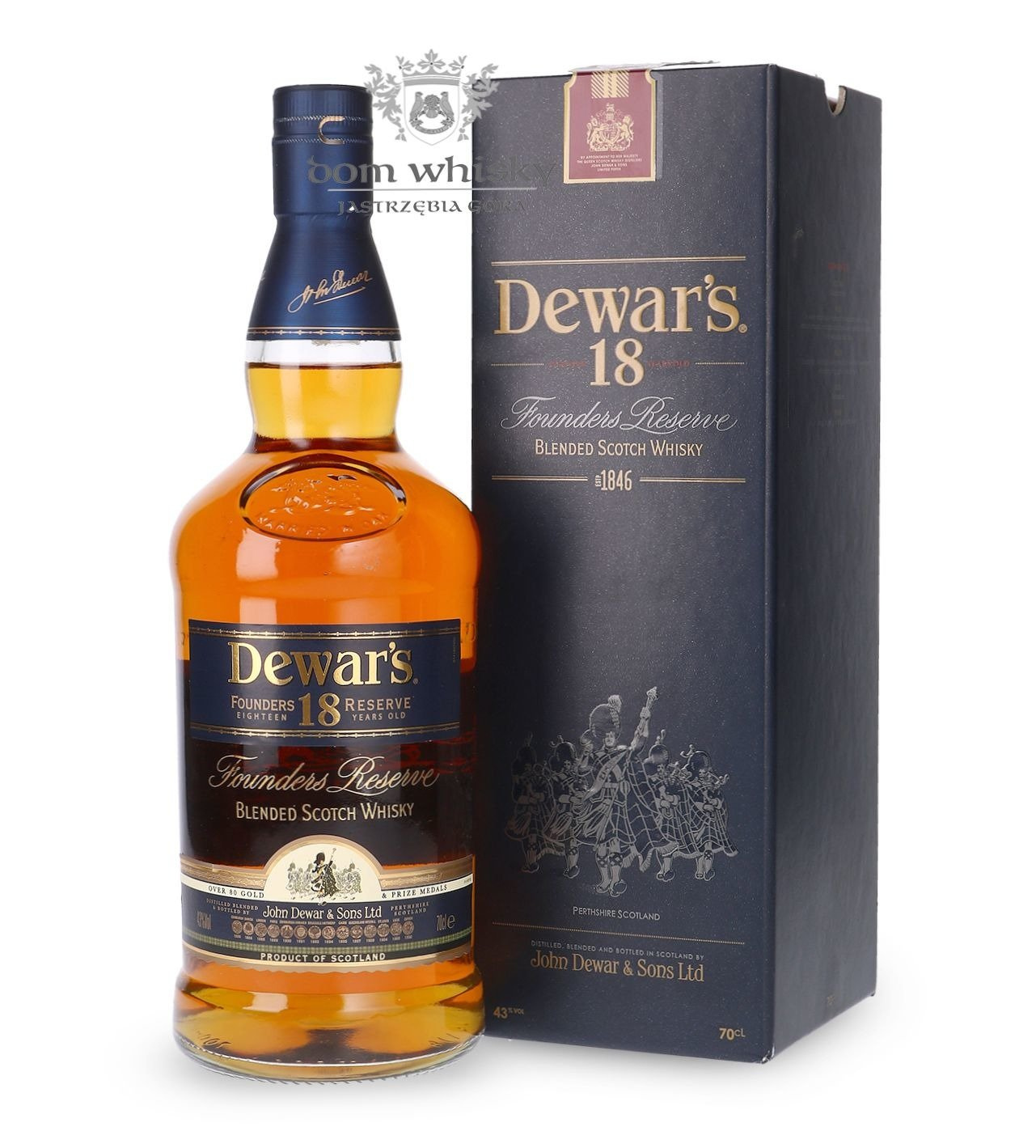 Dewar’s 18letni Founders Reserve /43/ 0,7l Scotch Whisky \ Blended whisky Tytuł sklepu