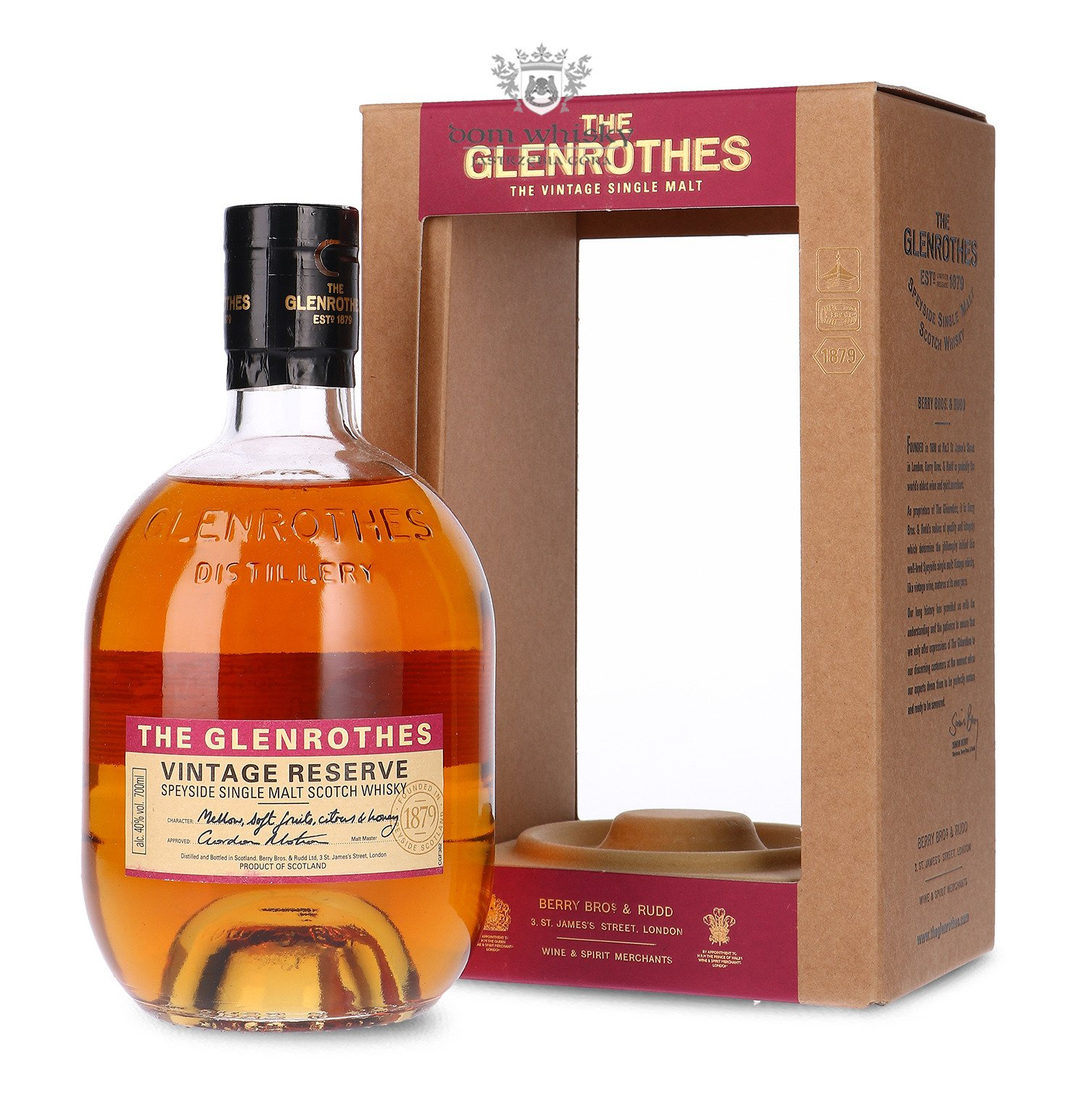 Glenrothes Vintage Reserve / 40 / 0,7l Scotch Whisky \ Single malt