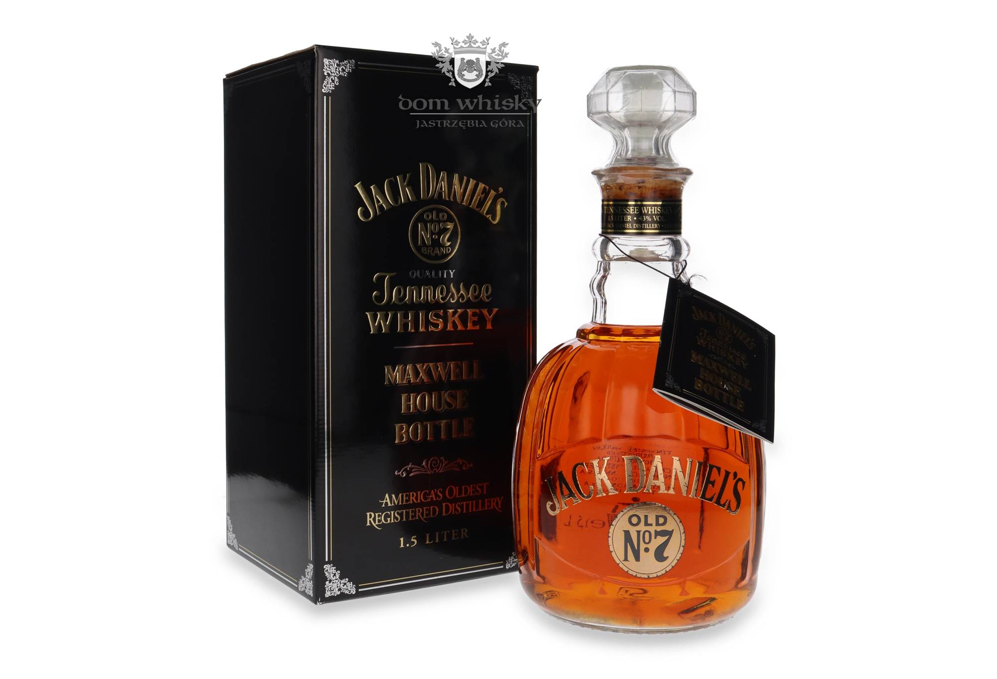 Jack Daniels Maxwell House / 43% / 1,5l  Countries of origin  American whiskey  Tennessee 