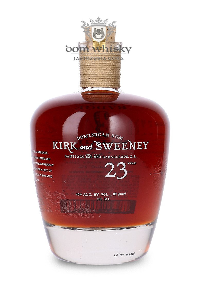 Kirk & Sweeney 23letni Dominican Rum / 40 / 0,75l Other Spirits \ Rum Tytuł sklepu