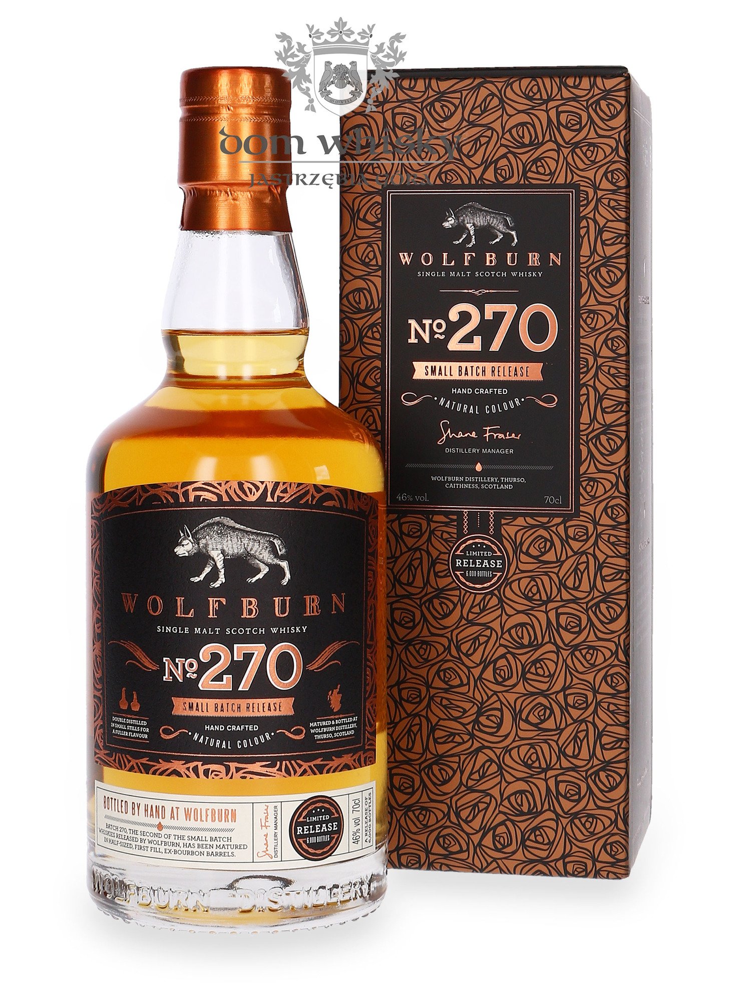 Wolfburn No 270 Small Batch 46 0 7l Scotch Whisky Single