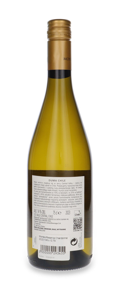 Montes Reserva Chardonnay 2023 /14% / 0,75l