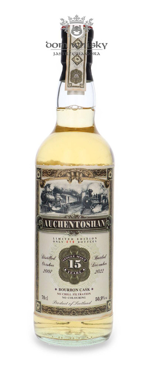 Auchentoshan 15-letni (D.2007, B.2022) Jack Wiebers Old Train Line / 50,9%/ 0,7l		