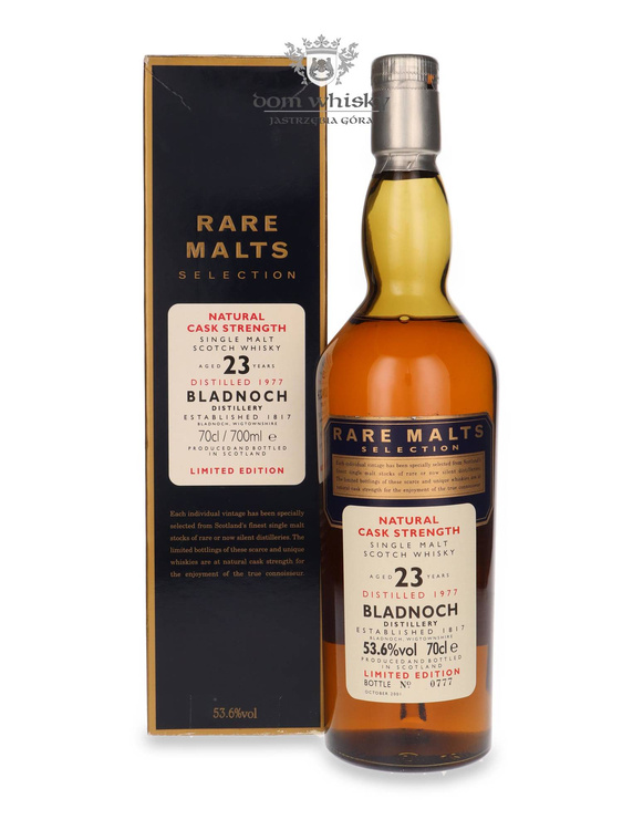 Bladnoch 23-letni (D.1977, B.2001) Rare Malts / 53,6% / 0,7l