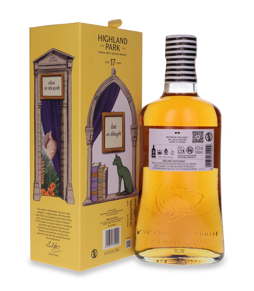 Highland Park 17-Year-Old "Between You And" by Laila Gohar / 47.5% / 0.7 L