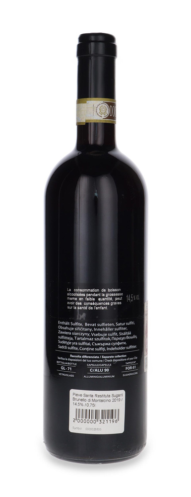 Pieve Santa Restituta Sugarille Brunello di Montalcino 2019 / 14,5% / 0,75l