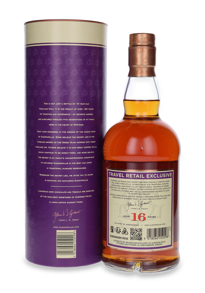 Glenfarclas 16-Year-Old Sherry Cask Matured /46%/0.7 L
