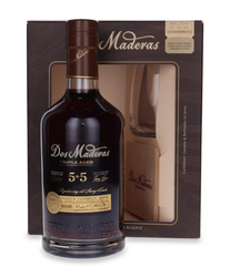 Dos Maderas 5 + 5 PX Triple Aged Rum + szklanka + podkładka / 40% / 0,7l