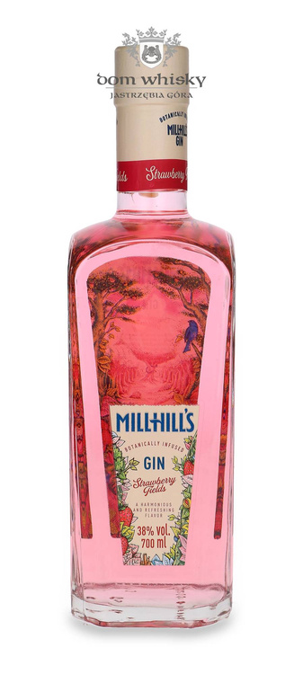 Millhill's Strawberry Fields Gin / 38% / 0,7l