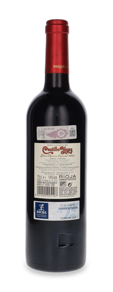 Castillo Ygay Gran Reserva Especial Cosecha 2009 Marqués de Murrieta /14%/ 0,75l