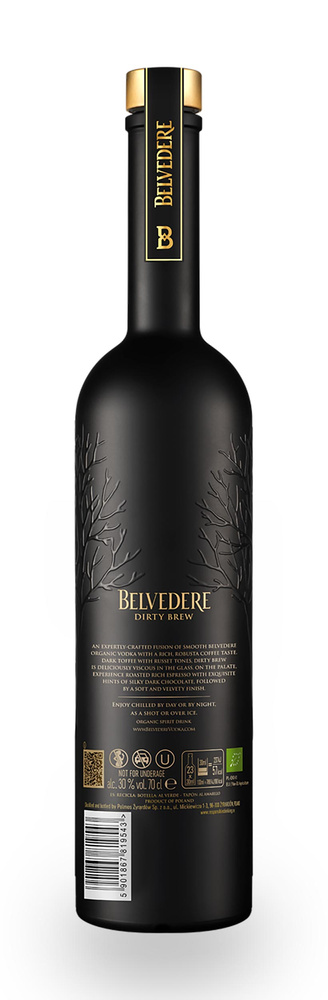 Belvedere Dirty Brew Organic Vodka & Coffee / 30% / 0.7l