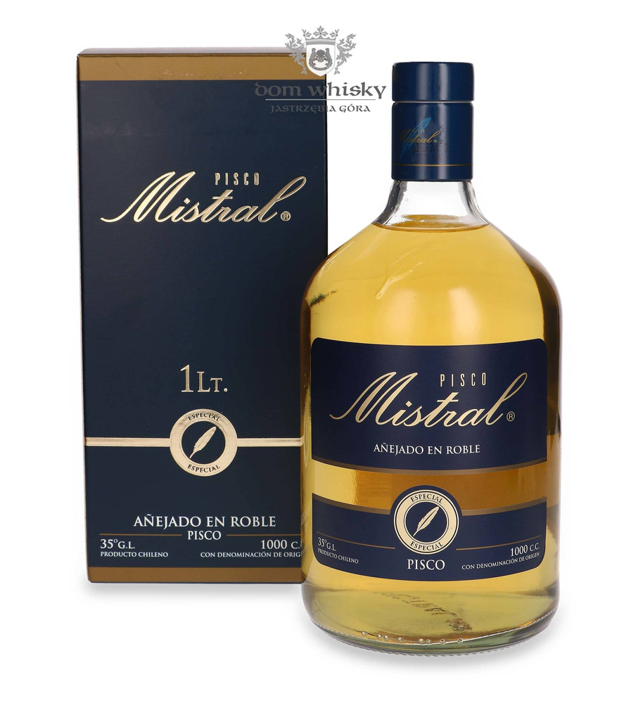 Pisco Mistral Anejado En Roble (Chile) / 35% / 1.0l