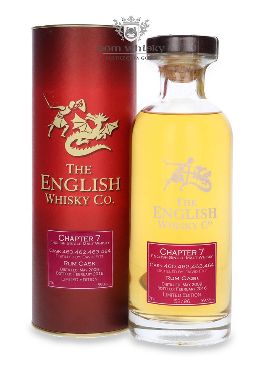 The English Whisky Chapter 7, Rum Cask St. George’s Distillery / 59,9%/ 0,7l