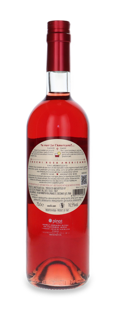 Aperitivo Cocchi Americano Rosa Vermouth / 16.5% / 0.75l