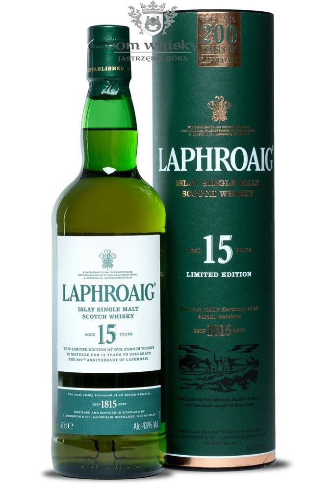 Laphroaig 15 Year 200th Anniversary 43% Islay Whisky 0.7l