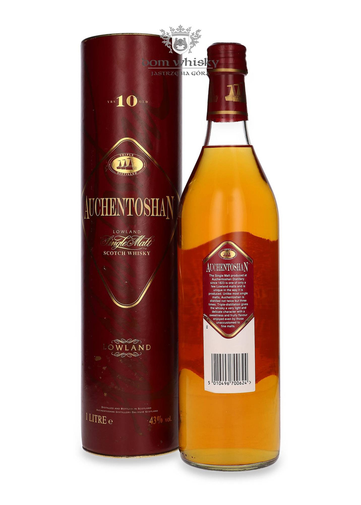 Auchentoshan 10-letni (Bottled 1990s) / 43%/ 1,0l