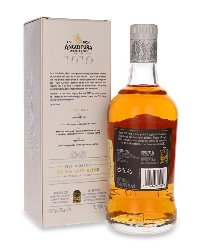 Angostura 1919  Premium Gold Rum  / 40% / 0,7l