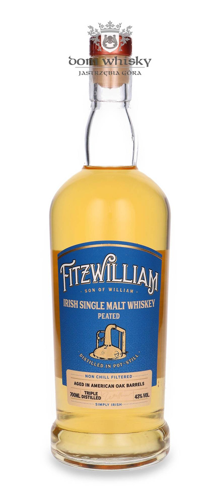 Fitzwilliam Single Malt Peated Irish Whiskey / 43% / 0.7l