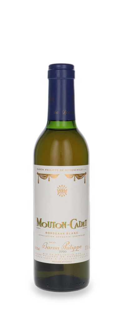 Baron Philippe Mouton Cadet Bordeaux Blanc 1990 /12% / 0,375l