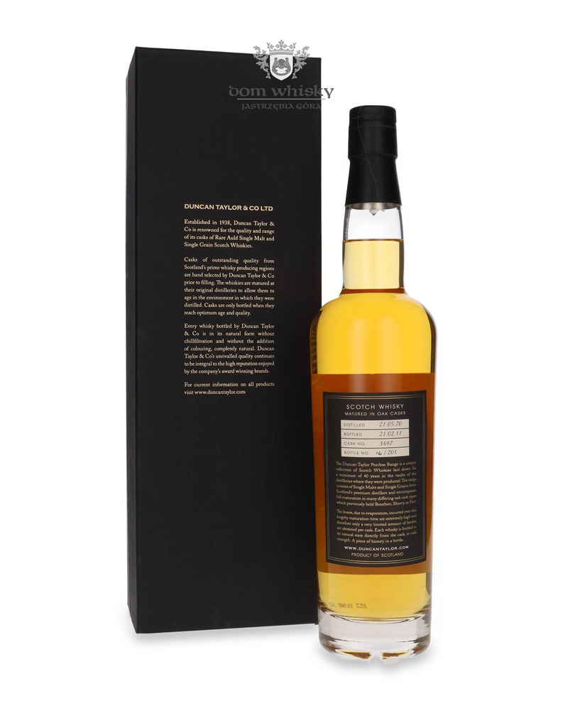 Glen Grant 40-Year-Old (D.1970, B.2011) Duncan Taylor Peerless / 48.5% / 0.7l