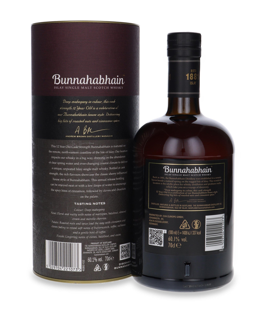 Bunnahabhain 12-year-old Cask Strength 2023 Edition / 60.1% / 0.7l