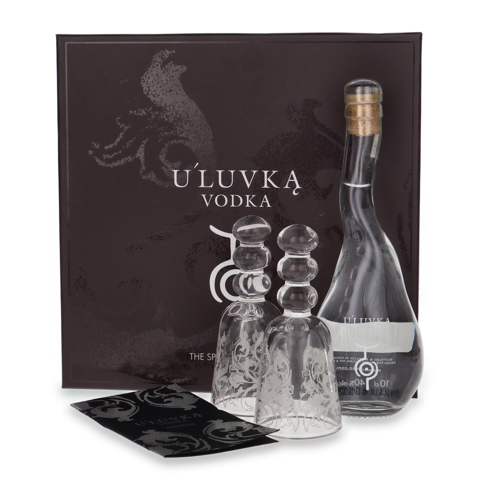 U'luvka Signature Vodka (2 shot glasses) / 40% / 0.1 L