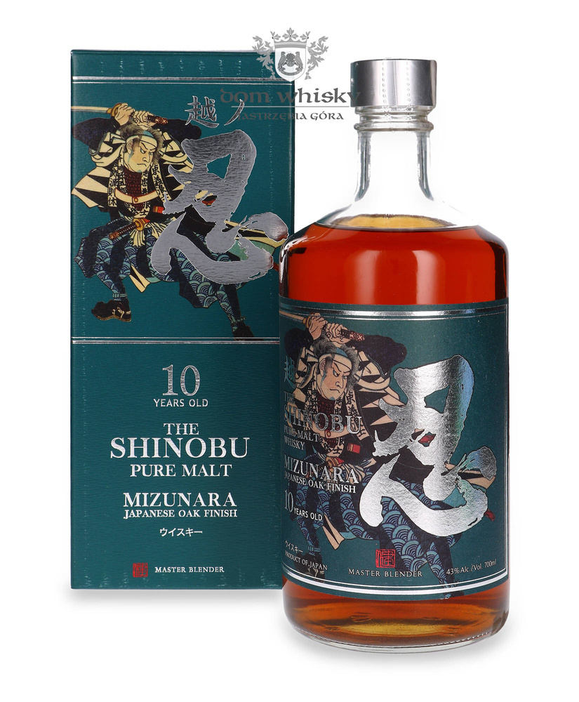 The Koshi-No Shinobu 10-year-old Pure Malt Mizunara Oak Finish / 43% / 0.7l