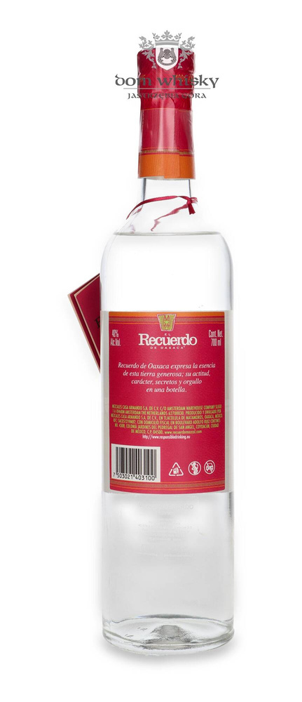 Mezcal Recuerdo De Oaxaca Joven 100% Agave / 40% / 0.7l